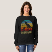 Sweatshirt Big BroSaurus T Rex Dinosaur Big Brother Saurus (Devant entier)