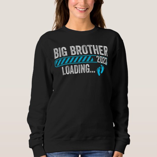 Sweatshirt Big Brother 2023 Chargement du Faire-part bébé Fir (Devant)