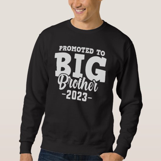 Sweatshirt Big Brother 2023 For Toddler Youth Pregnancy Annou (Devant)