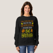 Sweatshirt Big Brother Fall Pregnancy Announcemen Autumn Baby (Devant entier)