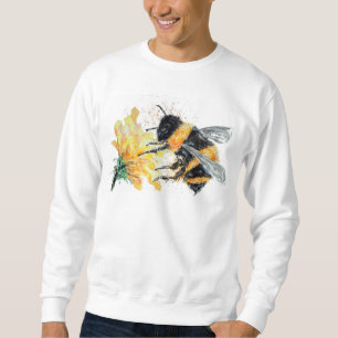 Sweatshirt Big Bumble Bee collecte du pollen