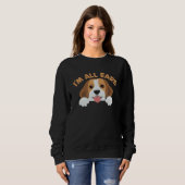 Sweatshirt Big Ears Beagle Dog Im All Ears House Animals Ears (Devant entier)