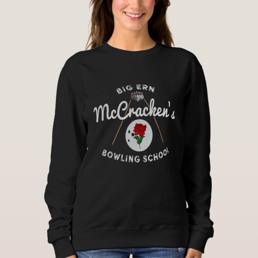 Sweatshirt Big Ern Mccracken's Bowling School Bowling Tee (Devant)