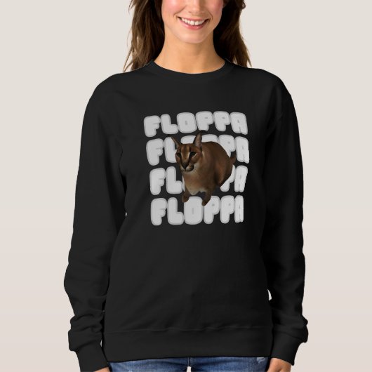Sweatshirt Big Floppa Mat Chat (Devant)