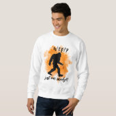 Sweatshirt Big Foot Trick ou Treat Candy Surprise Halloween (Devant entier)