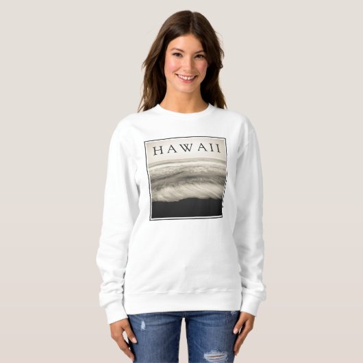 Sweatshirt Big Island Beach Hawaii (Devant entier)