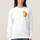 Sweatshirt Big Mango, Sweet Fruit and Name (Devant)