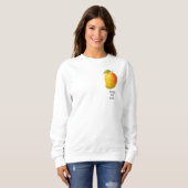 Sweatshirt Big Mango, Sweet Fruit and Name (Devant entier)