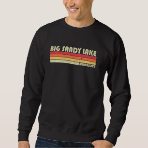 Sweatshirt Big Sandy Lake Minnesota Funny Pêche Camping Somme