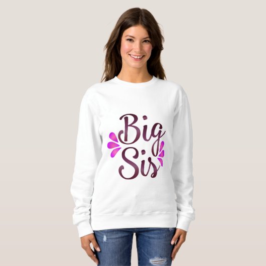Sweatshirt Big Sis (Devant entier)