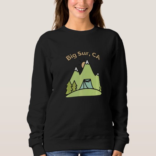 Sweatshirt Big Sur Ca Mountains Randonnée Escalade Camping & (Devant)