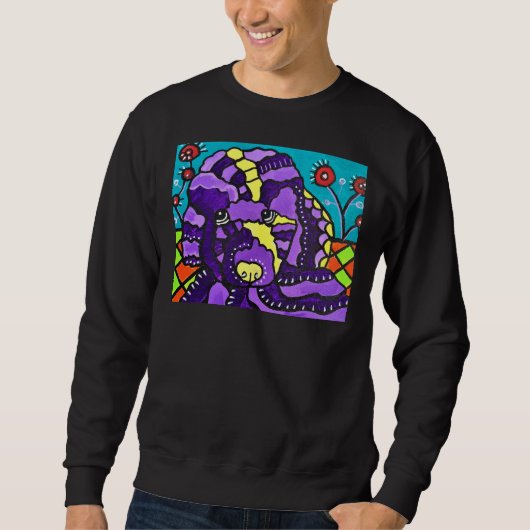 Sweatshirt Big Time Poodle Love (Devant)