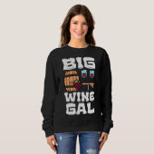 Sweatshirt Big Wine Gal (Devant entier)