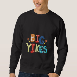 Sweatshirt Big Yikes Retro 80s 90s Vintage Retro Look