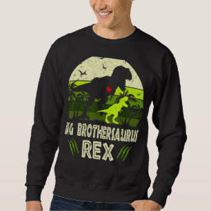 Sweatshirt Bigbrosaurus Rex Dinosaur Big Bro Saurus Brother F