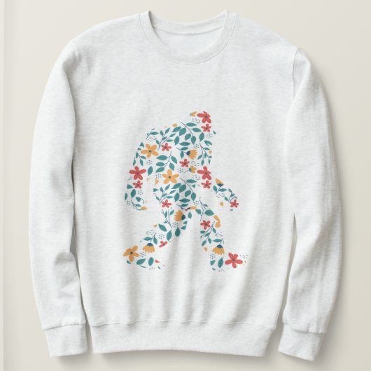 SWEATSHIRT BIGFOOT FLORAL (Design devant)