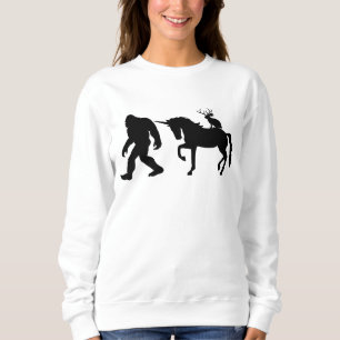 Sweatshirt Bigfoot, Jackalope et Unicorn