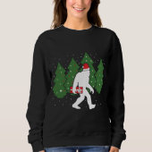 Sweatshirt Bigfoot Noël Funny Sasquatch (Devant)