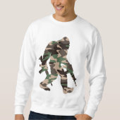 Sweatshirt Bigfoot Sasquatch Camo (Devant)