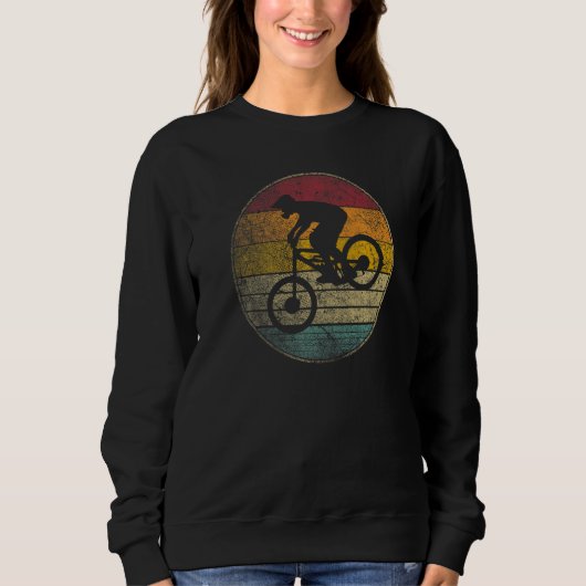 Sweatshirt Bike Bicycle Cycling Racing Cyclist Road Mountain (Devant)