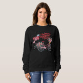 Sweatshirt Bike of love and s Valentines Day (Devant entier)