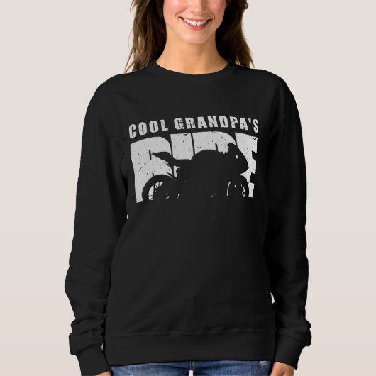 Sweatshirt Biker Cool Grandpas Ride Motorcycles (Devant)