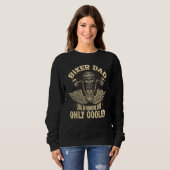Sweatshirt Biker Dad Motorcycle Father s Day for Dad Fathers (Devant entier)
