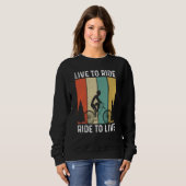 Sweatshirt Biking and Cycling  100 (Devant entier)