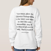 Sweatshirt bilatéral de Gaur Nitai Harinama (Dos)