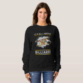 Sweatshirt Billard Billard Billard Snooker 8 Ball Drôle cadea (Devant entier)