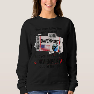 Sweatshirt Billet d'avion Davenport Fille de Davenport embar