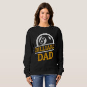 Sweatshirt Billiard Dad - Équipe de billard (Devant entier)