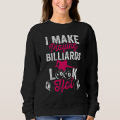 Sweatshirt Billiards Pool 8 Ball Snooker Female Billiard Play (Devant)