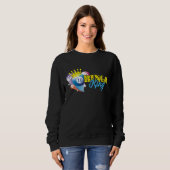 Sweatshirt Bingo Balls Bingo King Crown Lucky Bingo Player Ga (Devant entier)