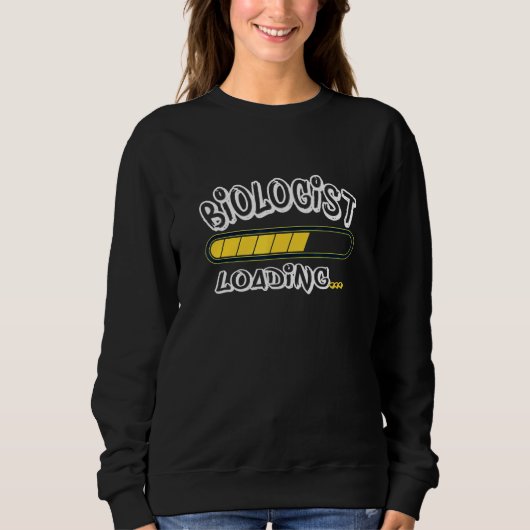 Sweatshirt Biologiste Chargement Biologie future (Devant)