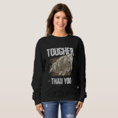 Sweatshirt Biologiste de l'ours d'eau Tardigrade Microbiologi (Devant entier)