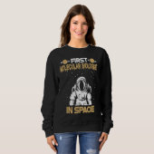 Sweatshirt Biologiste moléculaire dans l'espace (Devant entier)