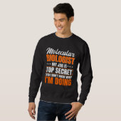 Sweatshirt Biologiste moléculaire Emploi Scientifique génétiq (Devant entier)