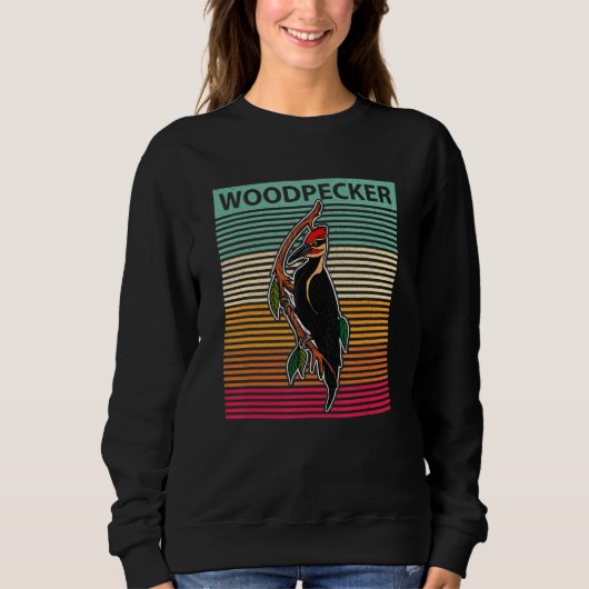 Sweatshirt Biologiste ornithologue Oiseaux de pics forestiers (Devant)