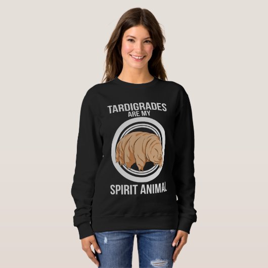 Sweatshirt Biologiste Tardigrade d'ours de l'eau de (Devant entier)