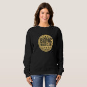Sweatshirt Bionic Knee Club Knee Replacement Surgery Recovery (Devant entier)