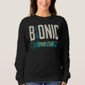 Sweatshirt Bionic Spine Surgery Lumbar Spinal Fusion Back Rec (Devant)
