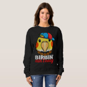 Sweatshirt Birbing Ain't Easy Parrot I Lutino Cockatiel Ragla (Devant entier)