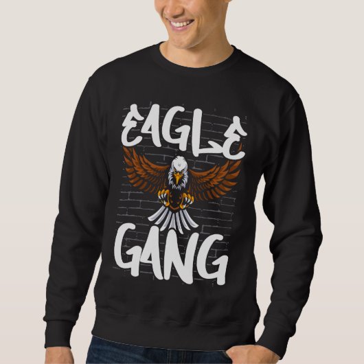 Sweatshirt Bird  Flying Animal Ornithology Eagle Gang (Devant)