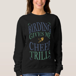Sweatshirt Birding me donne des traces de tricot pour femmes