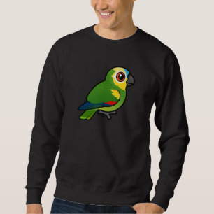 Sweatshirt Birdorable Bleu-a affronté le perroquet