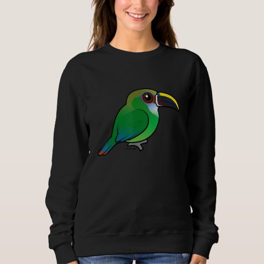 Sweatshirt Birdorable Northern Emerald Toucanet Cute Little T (Devant)
