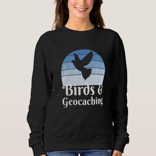 Sweatshirt Birds And Geocaching   (Devant)