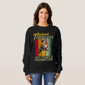 Sweatshirt Birdwatching  Sunset Birdwatcher Ornithology (Devant entier)
