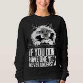 Sweatshirt Birman cat Birman Birman kitten 2 (Devant)